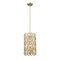 Z-Lite Dealey Pendant, 3-Light, 9.25 In.W x 17.25 In.H, Heirloom Brass/Heirloom Brass 822P9-HB - alternate 8